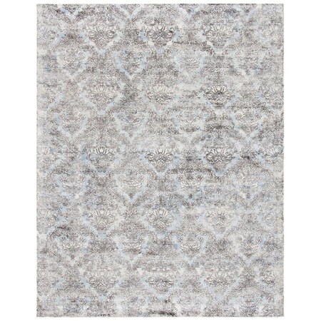 Safavieh 6 x 6 ft. Mirage Square Hand-Woven Viscose & Wool Area Rug Light Blue & Grey MIR735M-6SQ